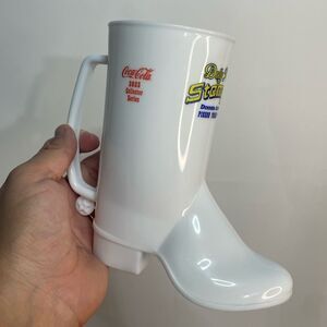 5 for $25🔥Dolly Parton 2023 Coca Cola Collector‎ Series White Boot Cup